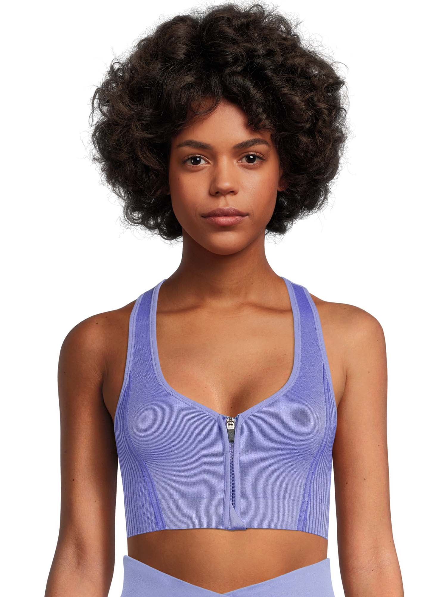 Danskin zip front sports bra walmart cheap