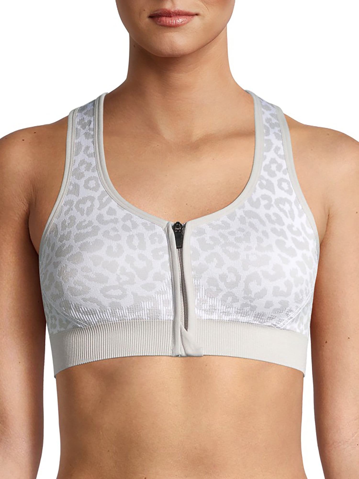 Avia Beige Zip Front Sports Bra Size XL - $8 New With Tags - From