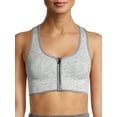 Avia Women’s Seamless Zip Front Sports Bra