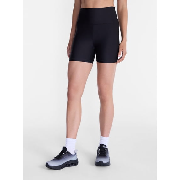 Avia Women's Shine Bike Shorts, 5" Inseam, Sizes XS-XXXL
