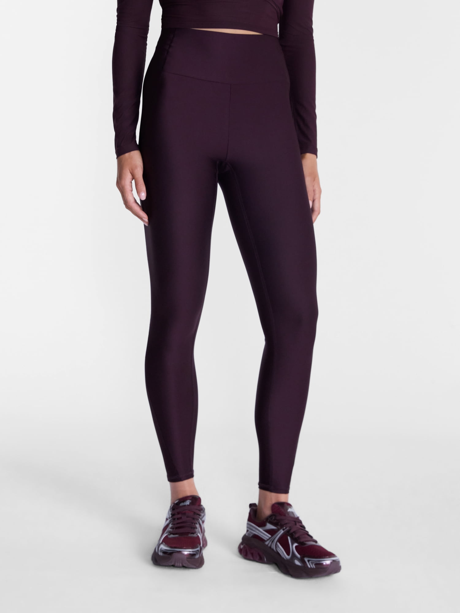 Avia Women's Shine Leggings, 27" Inseam, Sizes XS-XXXL