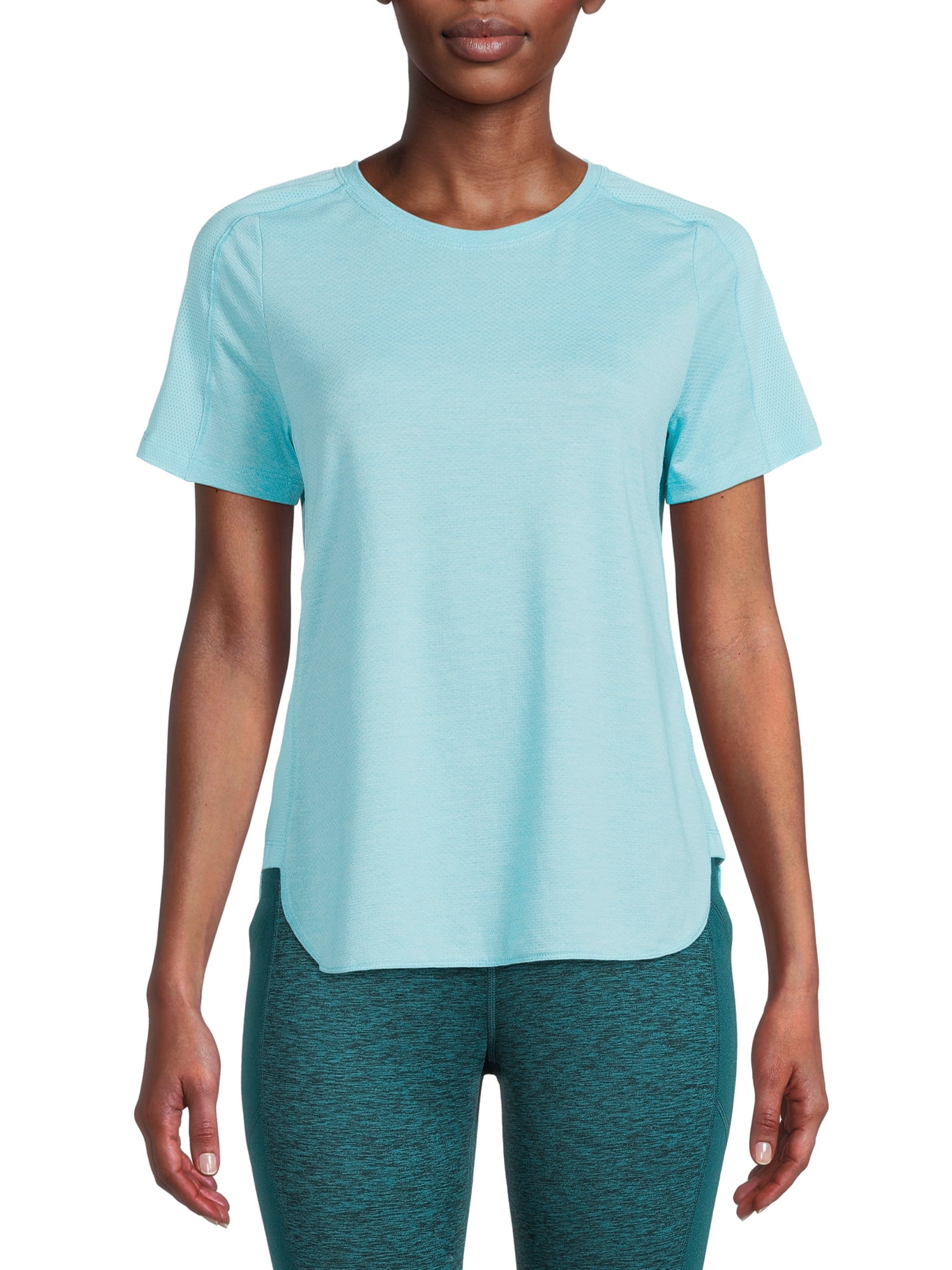 Avia Women's Athleisure Commuter Short Sleeve T-Shirt 