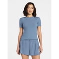 thumbnail image 1 of Avia Women's Ribbed T-Shirt with Short Sleeves, Sizes XS-XXXL, 1 of 6
