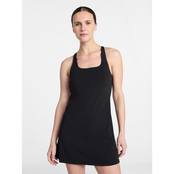 Avia Women's Strappy Knot Back Active Tennis Dress, Sizes XS-XXXL