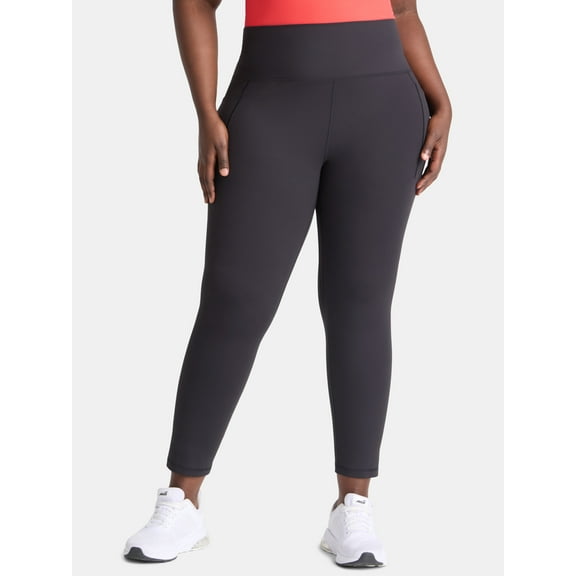 Avia Women's and Women's Plus SoftSculpt High Rise Leggings 25" with Pockets, Sizes XS-4X