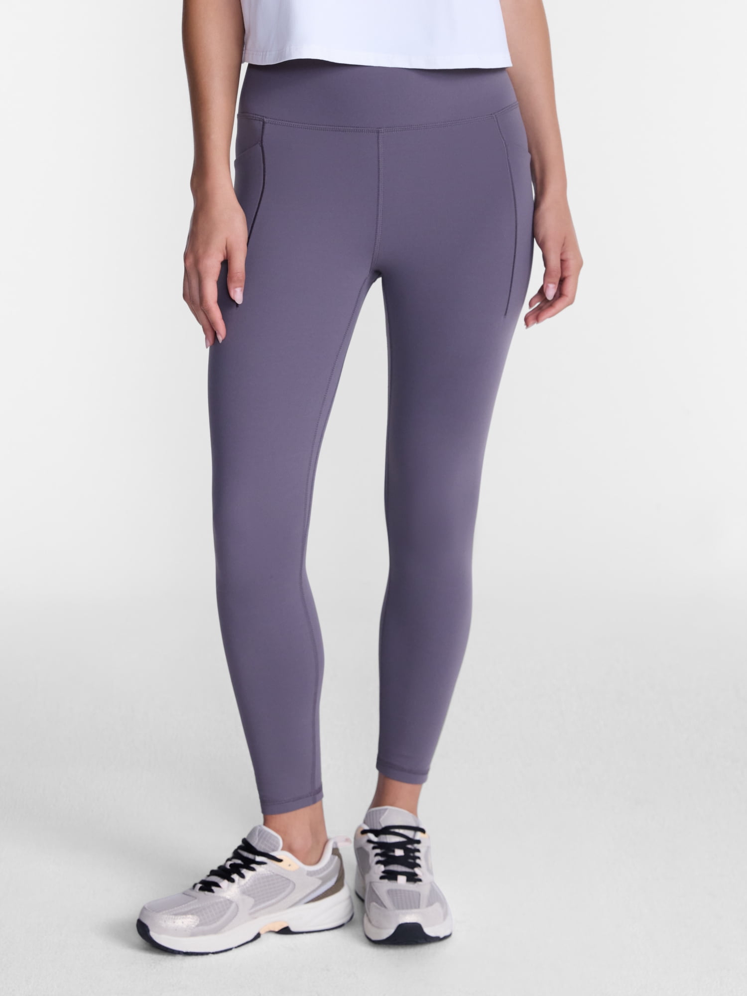 Avia Women's and Women's Plus SoftSculpt High Rise Leggings 25" with Pockets, Sizes XS-4X