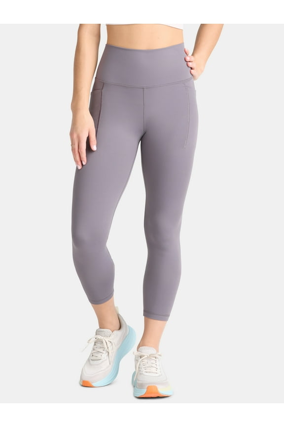 Women's and Women's Plus SoftSculpt High Rise Leggings 27" with Pockets, Sizes XS-4X