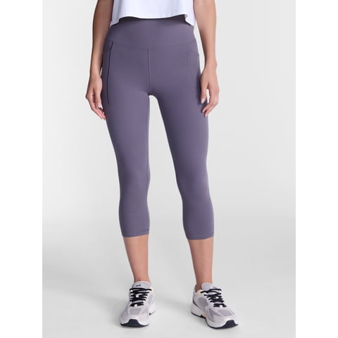 Women's and Women's Plus SoftSculpt High Rise Capri Leggings, Sizes XS-4X
