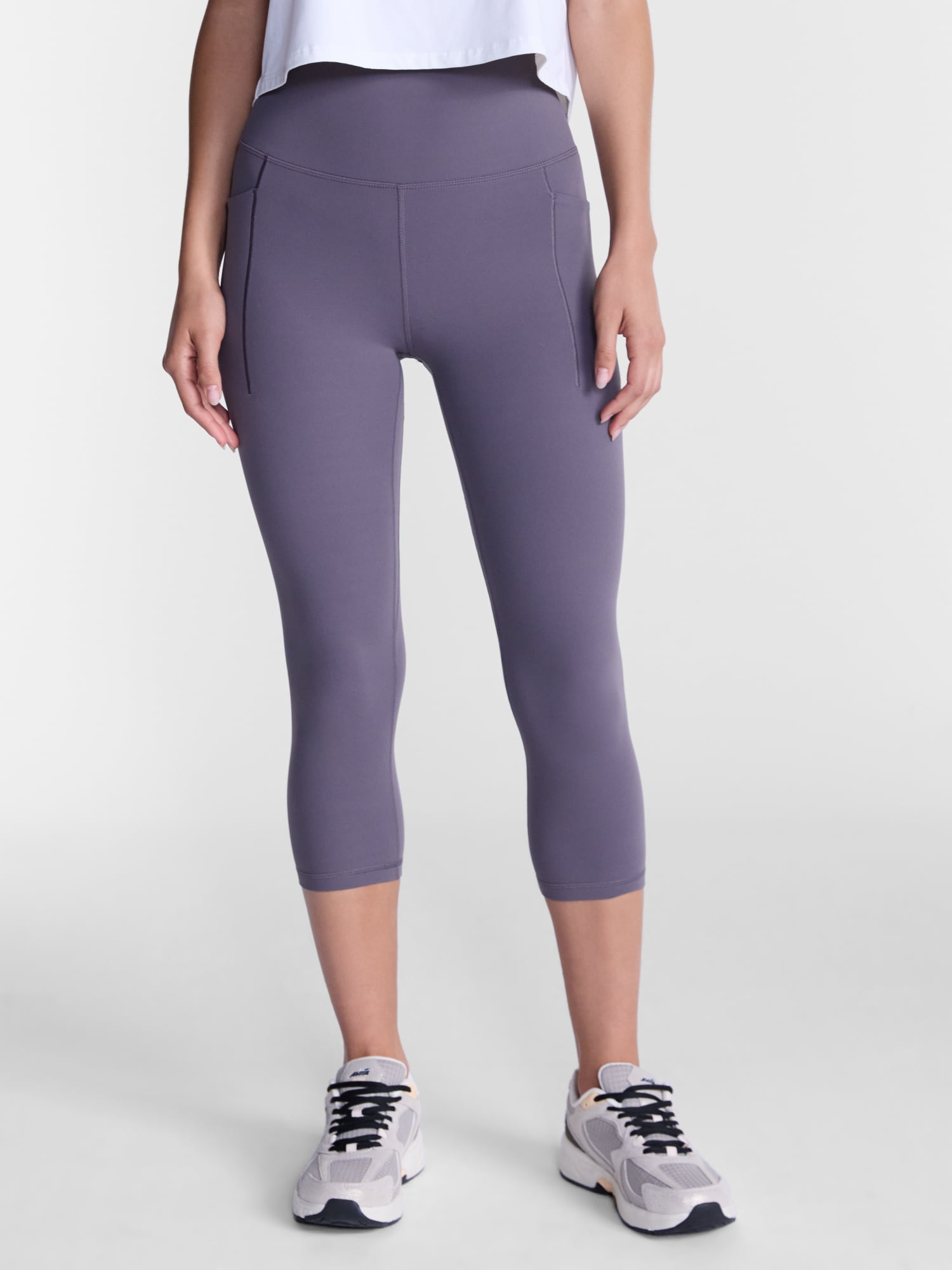 Avia Women's and Women's Plus SoftSculpt High Rise Capri Leggings, Sizes XS-4X