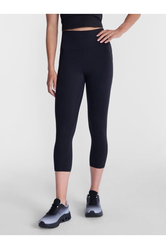 Women's and Women's Plus SoftSculpt High Rise Capri Leggings, Sizes XS-4X
