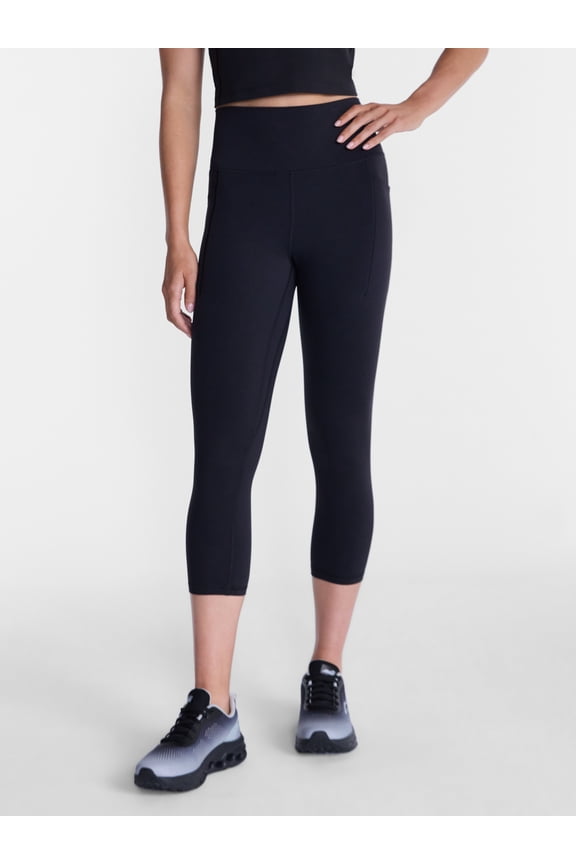 Women's and Women's Plus SoftSculpt High Rise Capri Leggings, Sizes XS-4X