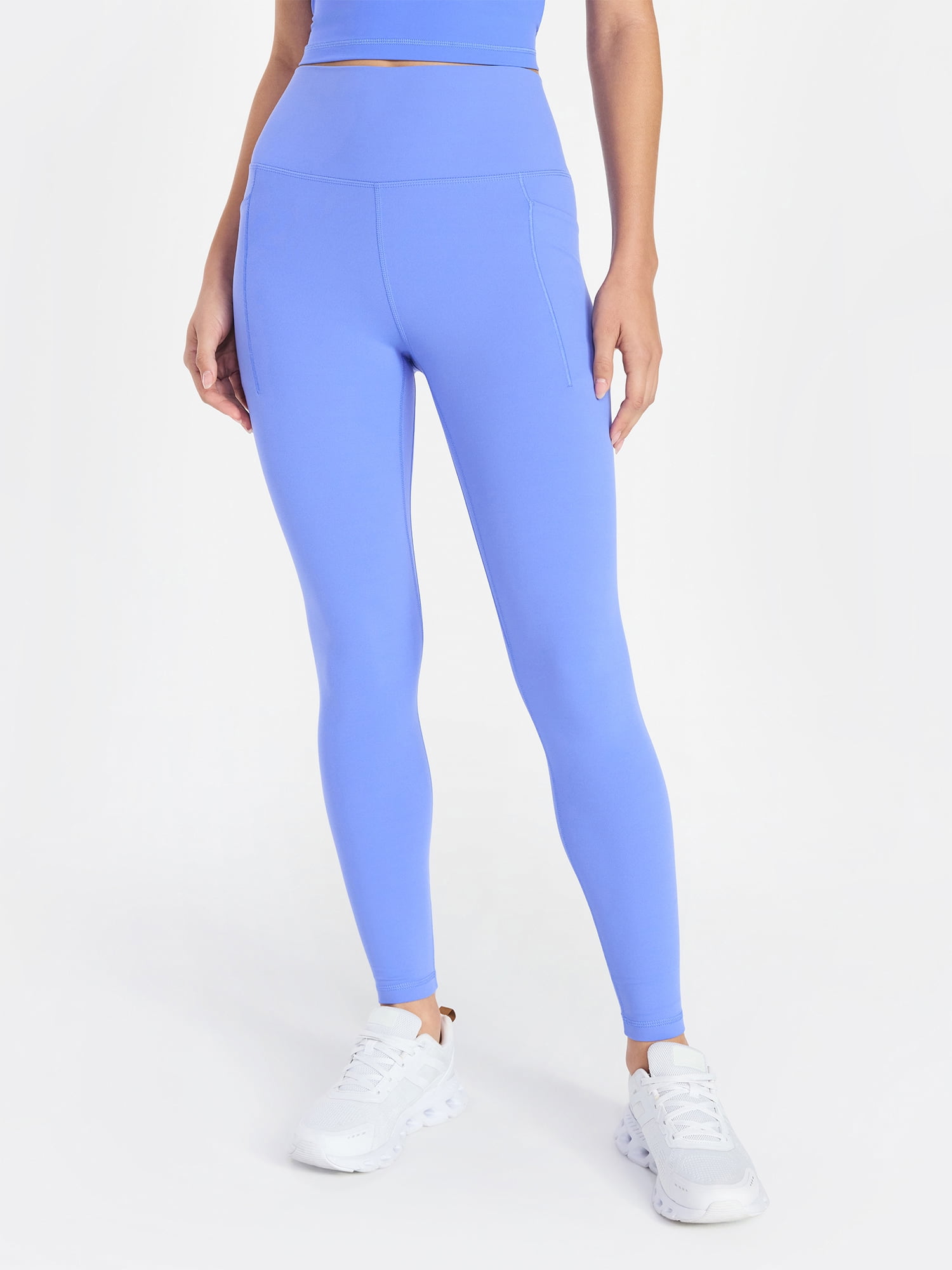 Avia Women's and Women's Plus SoftSculpt High Rise Leggings 27" with Pockets, Sizes XS-4X