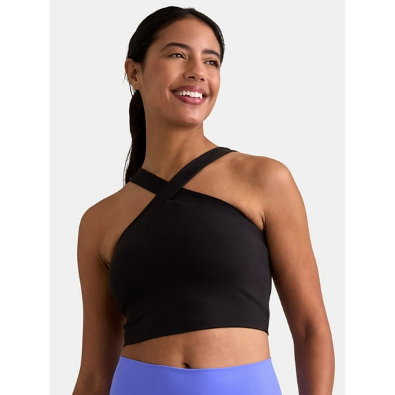 Avia Women's SoftSculpt High Neck Sports Bra, Sizes XS-XXXL