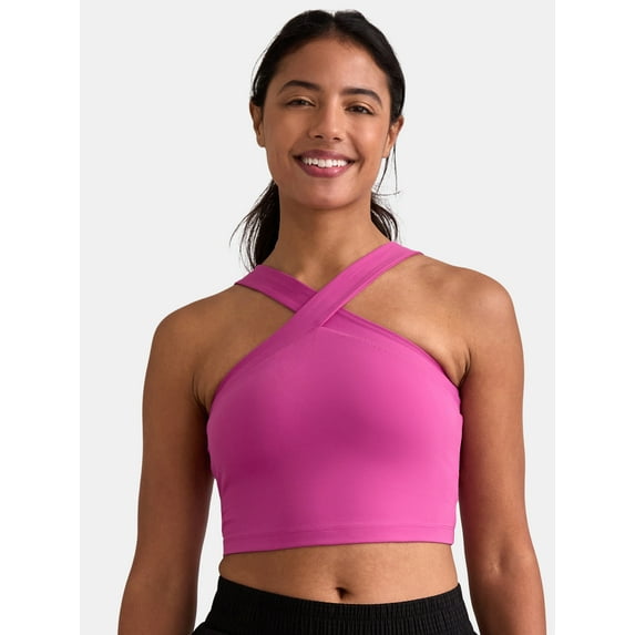 Avia Women's SoftSculpt High Neck Sports Bra, Sizes XS-XXXL