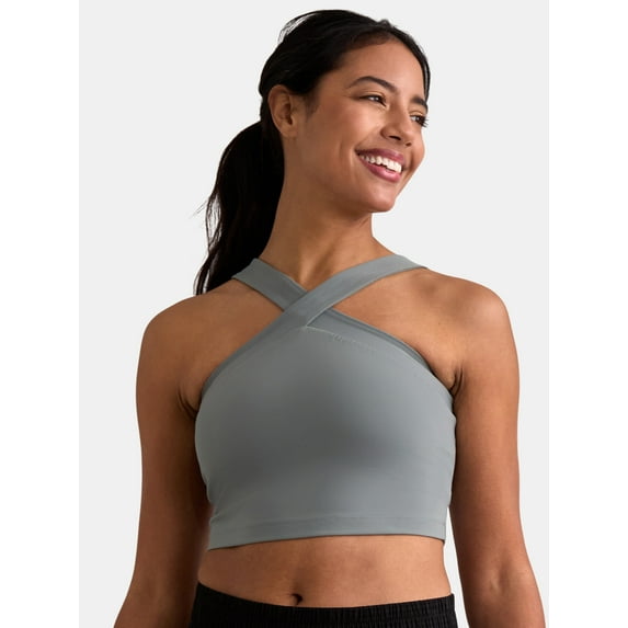 Avia Women's SoftSculpt High Neck Sports Bra, Sizes XS-XXXL