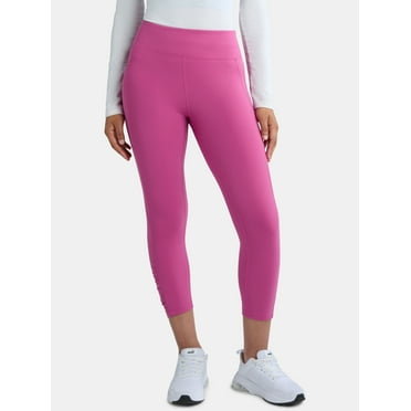Avia Women's SoftSculpt Ruched High Rise Capri Leggings, Sizes XS-XXXL