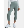 thumbnail image 1 of Avia Women's SoftSculpt Ruched High Rise Capri Leggings, 21" Inseam,Sizes XS-XXXL, 1 of 7