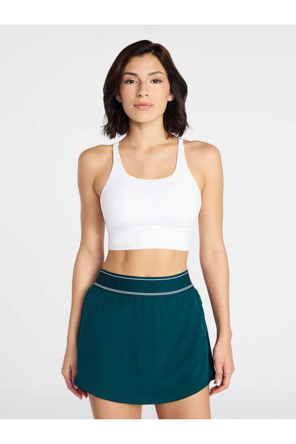 Women’s Strappy Longline Bra, Sizes XS-XXXL