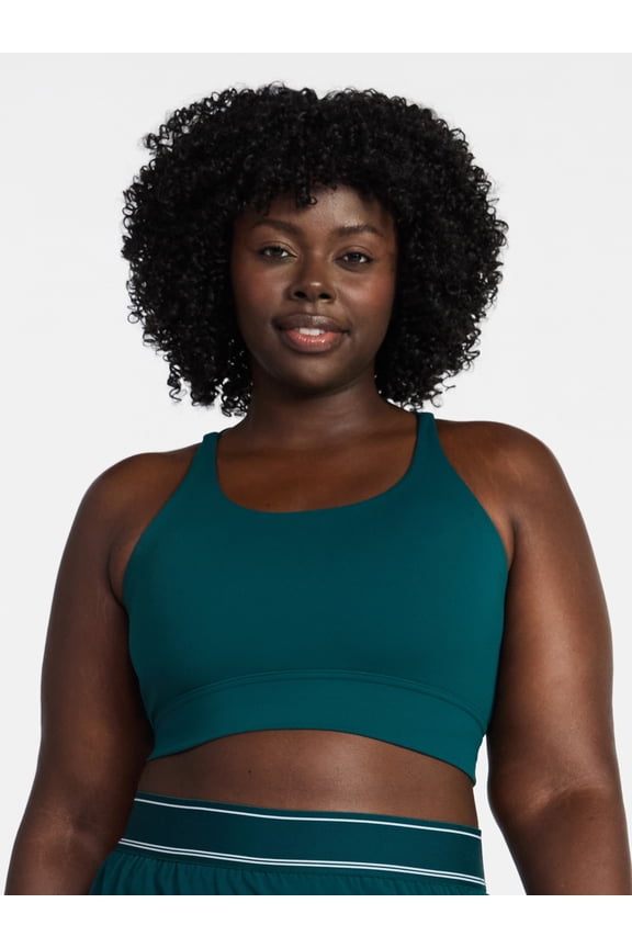 Women’s Strappy Longline Bra, Sizes XS-XXXL