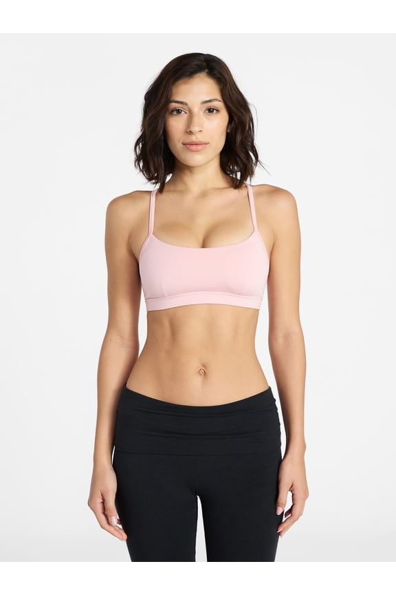 Women's Strappy Scoop Sports Bra, Sizes XS-XXXL