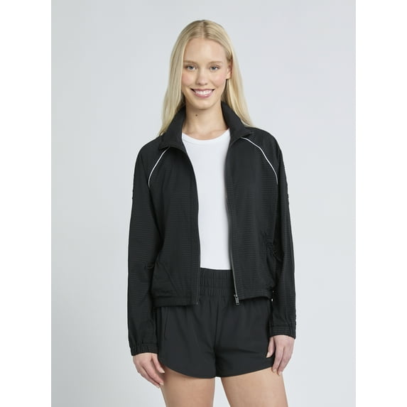 Avia Women's and Women's Plus Tennis Jacket, Sizes XS-4X