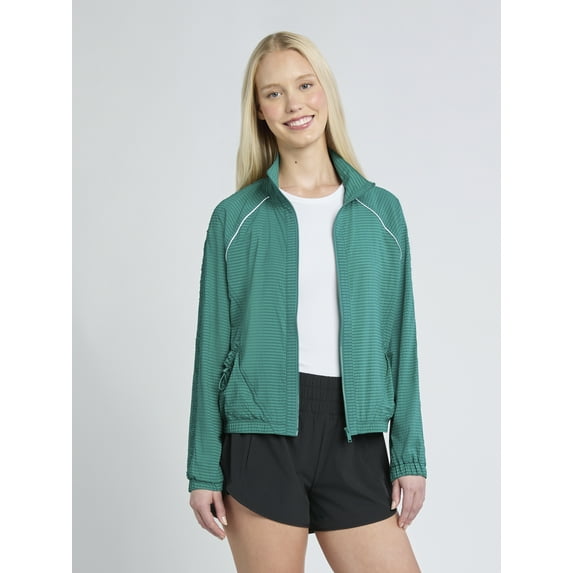 Avia Women's and Women's Plus Tennis Jacket, Sizes XS-4X
