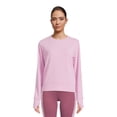 thumbnail image 1 of Avia Women's Textured Tee (T-Shirts) with Long Sleeves, Sizes XS-XXXL, 1 of 5