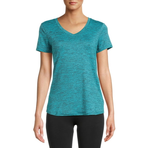 Avia Women's Transition V-Neck Short Sleeve T-Shirt Top