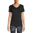 thumbnail image 1 of Avia Women's Transition V-Neck Short Sleeve T-Shirt Top, 1 of 5