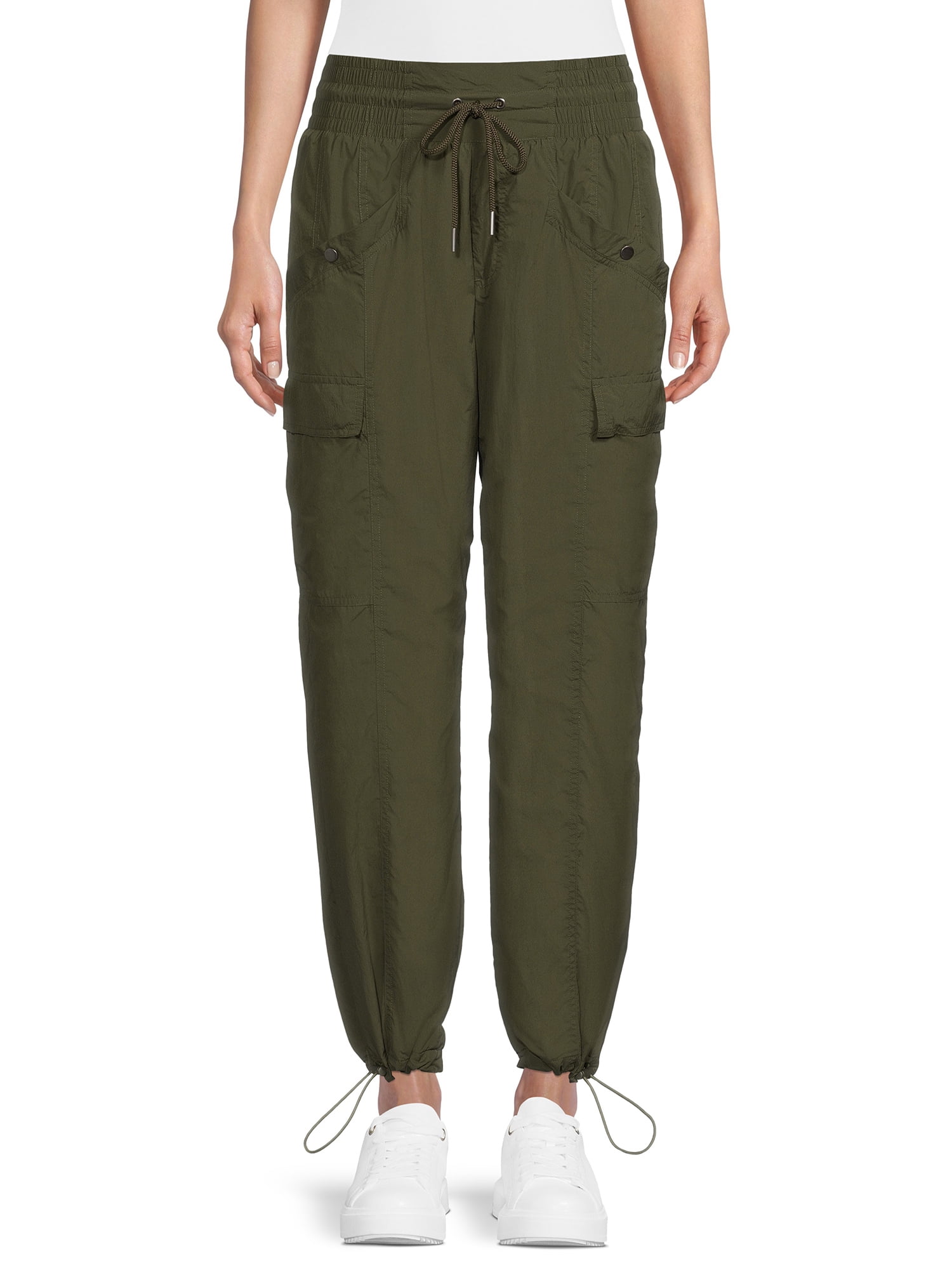 Avia Women's Utility Pant with Side Cargo Pockets 