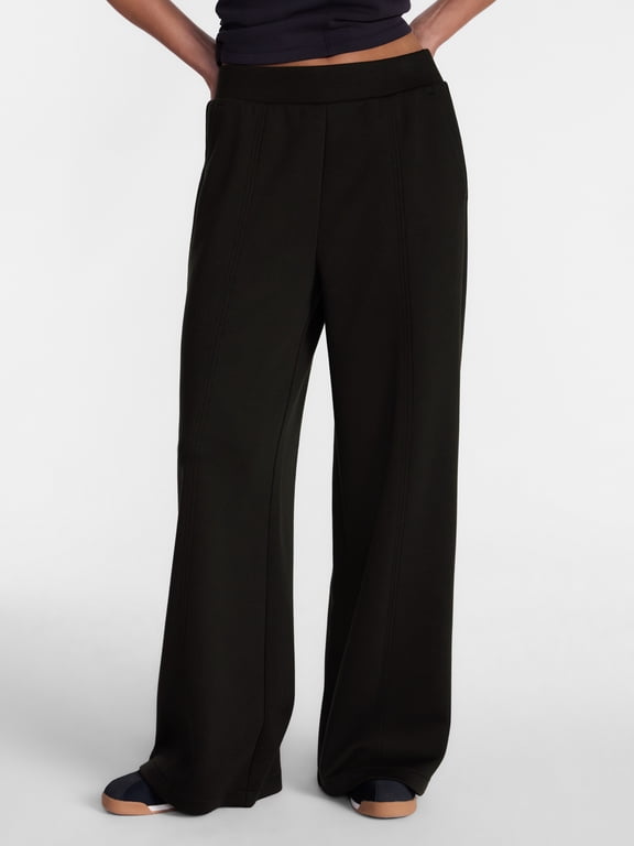 Women's ScubaKnit Wide Leg Pants, Sizes XS-XXXL