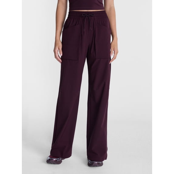 Avia Women's Exposed Pocket Ripstop Utility Pants, 30" Inseam, Sizes XS-XXL