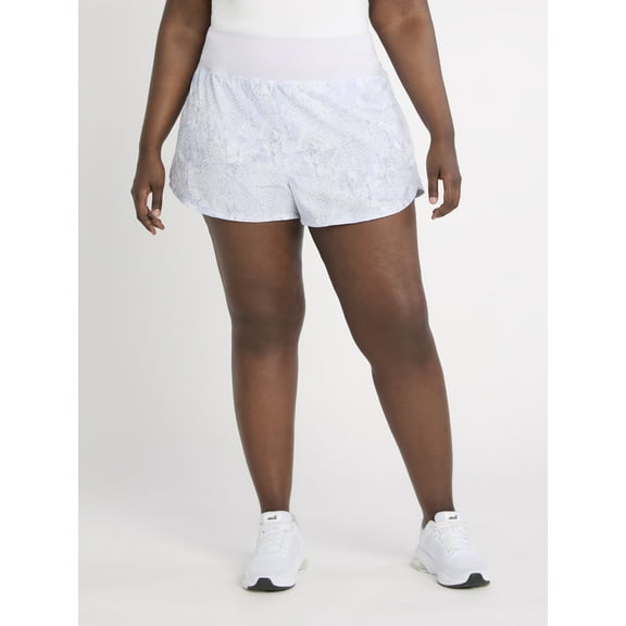Avia Women's and Women's Plus Compression Waist Running Shorts, Sizes XS-4X