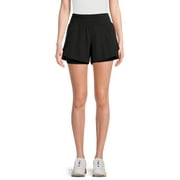 Avia Women's and Women's Plus Compression Waist Run Shorts, Sizes XS-XXXL