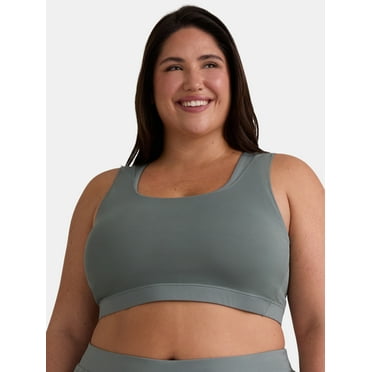 Avia Women's and Women's Plus Double Layer Mesh Sports Bra, Sizes XS-4X