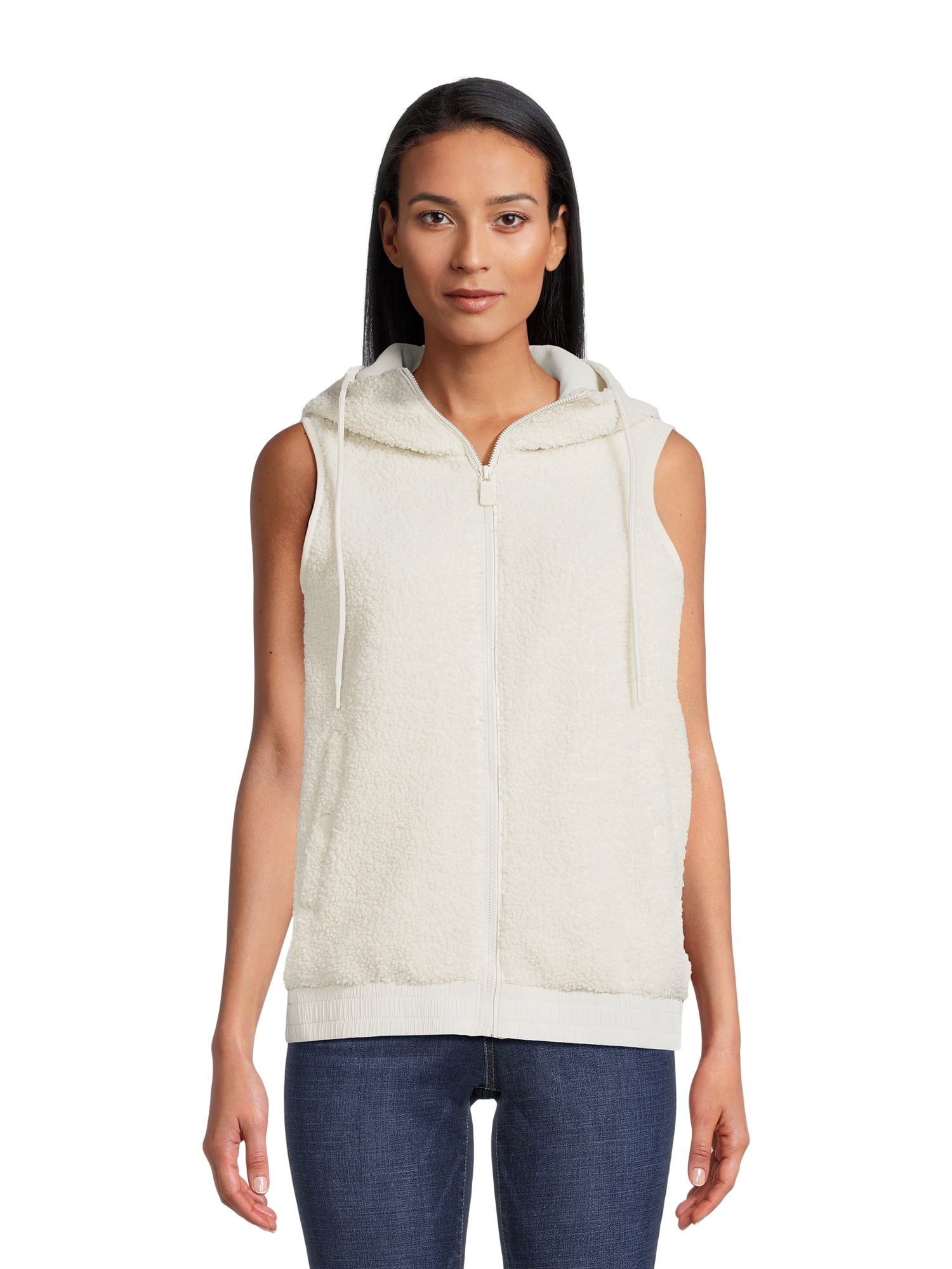 Avia Women's and Women's Plus Faux Shearling Vest, Sizes XS-4X