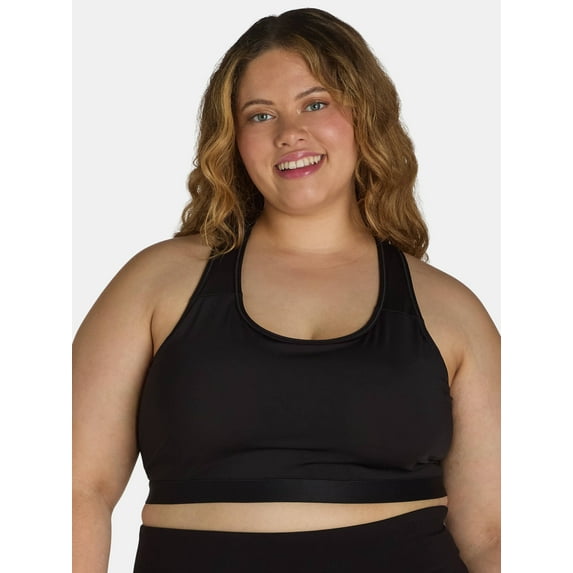 Avia Women's and Women's Plus High Impact Sports Bra, Sizes XS-4X