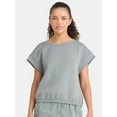 thumbnail image 1 of Avia Women's and Women's Plus Knit Tee with Cap Sleeves, Sizes XS-4X, 1 of 5
