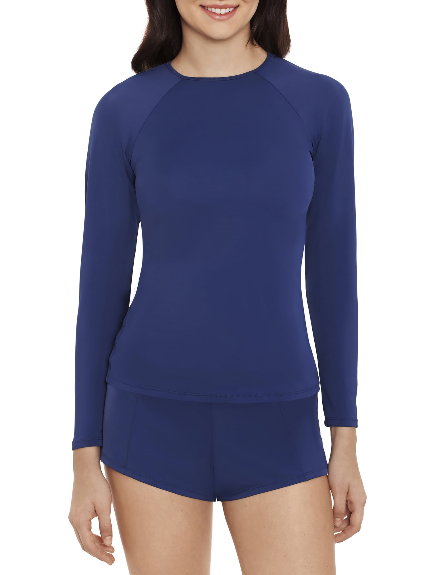 Avia Women's and Women's Plus Raglan Rash Guard