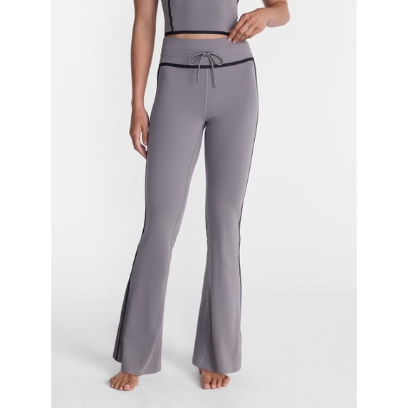 Avia Women's and Women's Plus Rib SoftSculpt Flare Pant, Sizes XS-4X