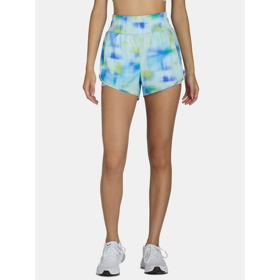 Avia Women's and Women's Plus Running Shorts with Bike Liner, Sizes XS-4X