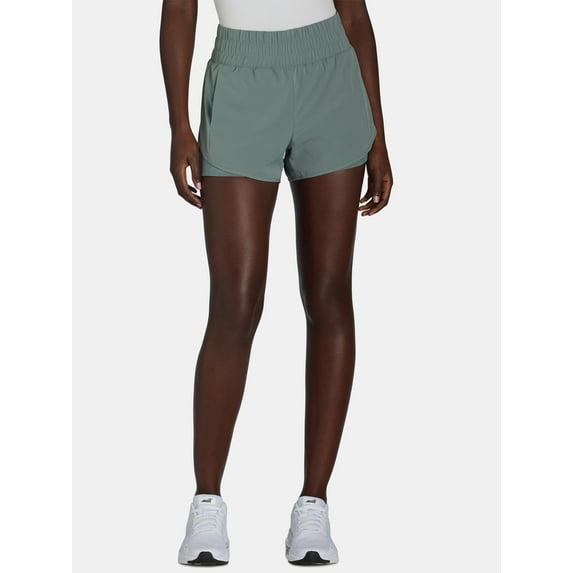 Avia Women's and Women's Plus Running Shorts with Bike Liner, Sizes XS-4X