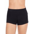 thumbnail image 1 of Avia Women's and Women's Plus Size Rich Black Swim Short Swimsuit Bottom, 1 of 4