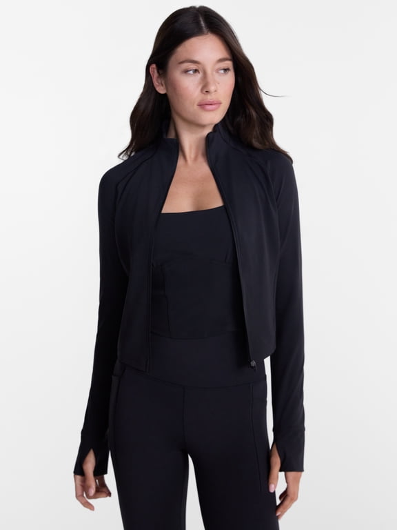 Women’s and Women's Plus SoftSculpt Crop Jacket, Sizes XS-4X