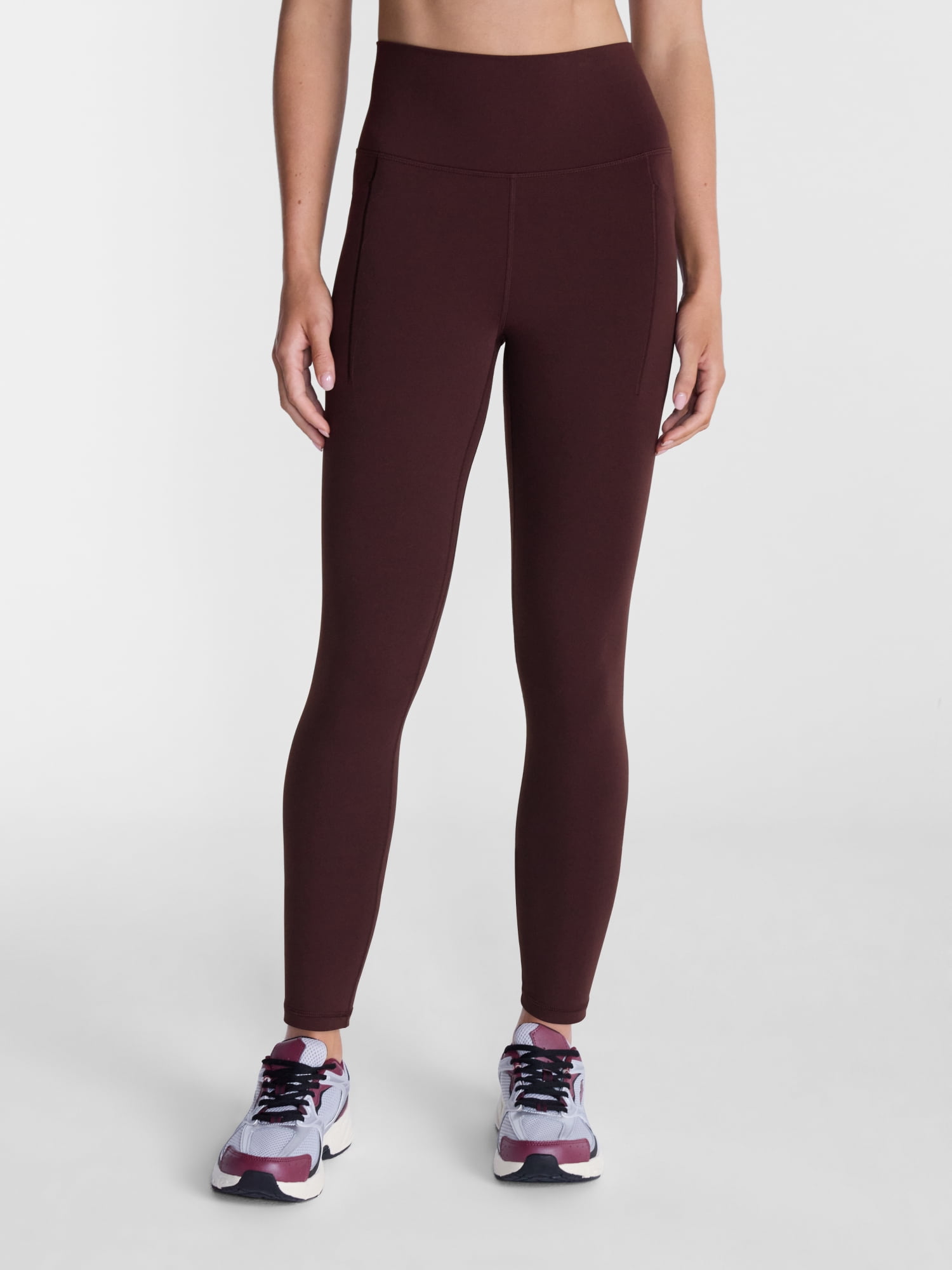 Avia Women's and Women's Plus SoftSculpt High Rise Leggings with Pockets, Full Length, Sizes XS-4X