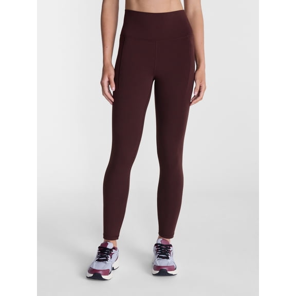 Avia Women's and Women's Plus SoftSculpt High Rise Leggings with Pockets, Full Length, Sizes XS-4X