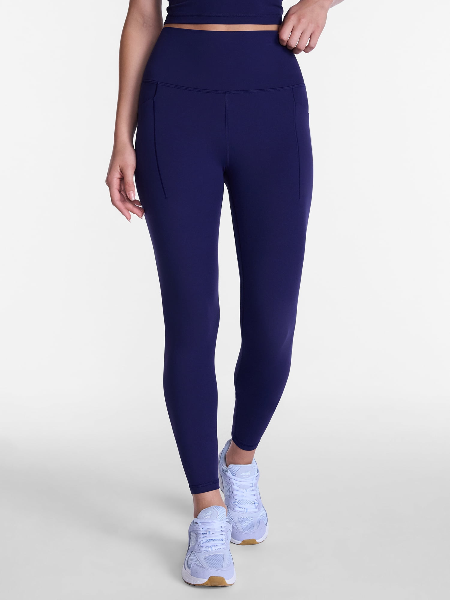 Avia Women's and Women's Plus SoftSculpt High Rise Leggings with Pockets, Full Length, Sizes XS-4X