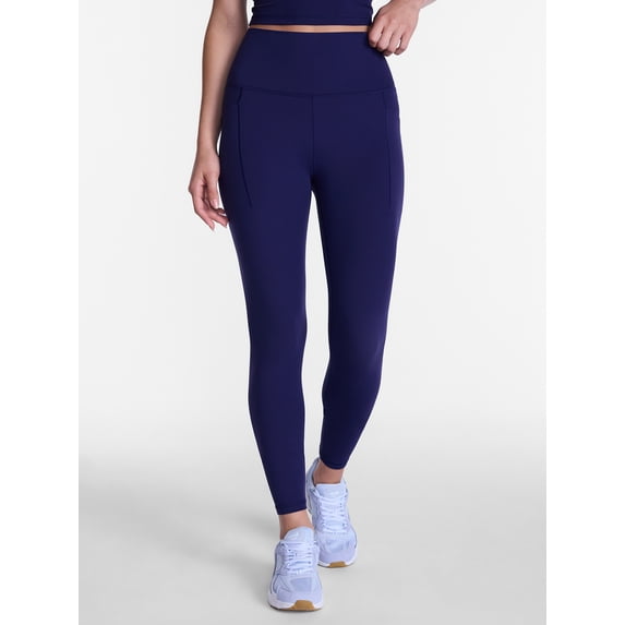 Avia Women's and Women's Plus SoftSculpt High Rise Leggings with Pockets, Full Length, Sizes XS-4X