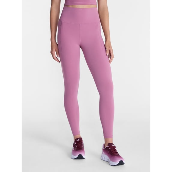 Avia Women's and Women's Plus SoftSculpt High Rise Leggings with Pockets, Full Length, Sizes XS-4X