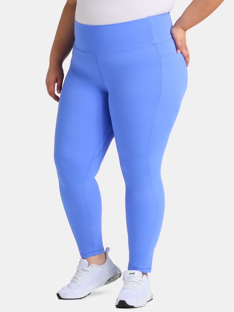 Avia SoftSculpt High Rise Leggings - 4-Way Stretch - Walmart.com